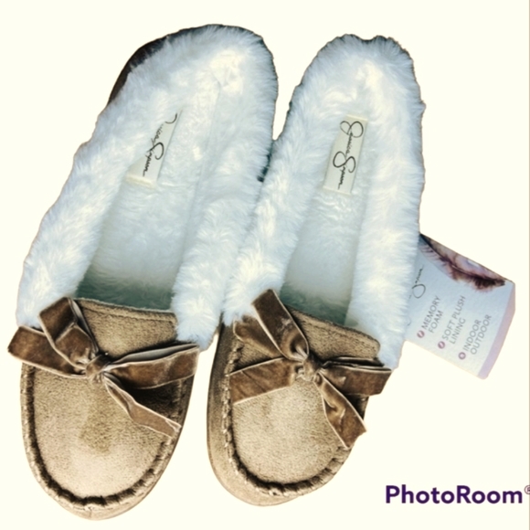 Jessica Simpson Suede Moccasin Slipper Shoe NWT - Picture 11 of 12